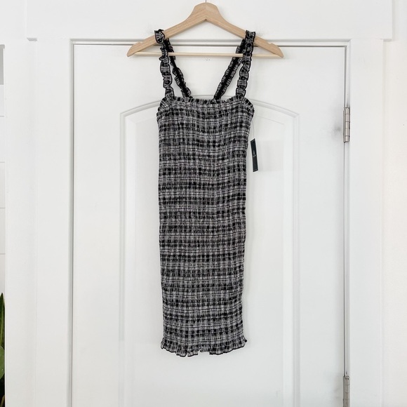 Volcom Seeriously Smocked Dress Black Combo - XS - Picture 8 of 11